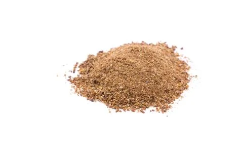 Crushed cumin isolated on white background. 写真素材