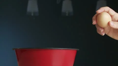 Crushed Egg Stock Footage 22775287