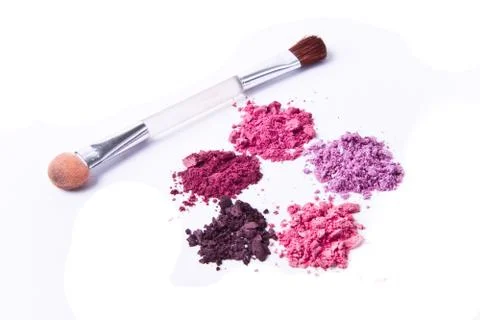 Crushed eyeshadow Stock Photos