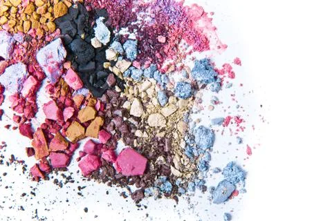 Crushed eyeshadow Stock Photos