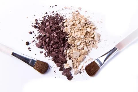 Crushed eyeshadow Stock Photos