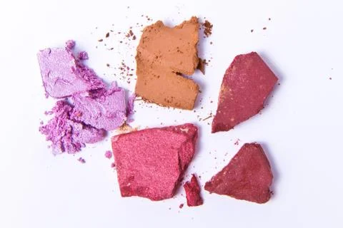 Crushed eyeshadow Stock Photos