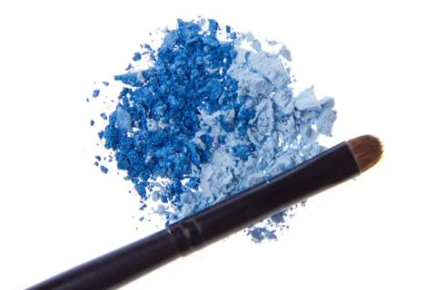 Crushed eyeshadows Stock Photos