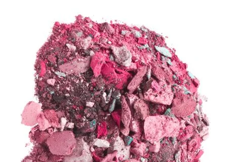 Crushed eyeshadows Stock Photos