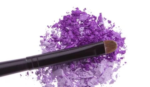 Crushed eyeshadows Stock Photos