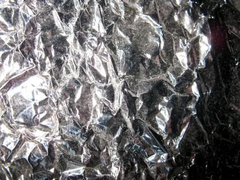 Crushed foil Stock Photos