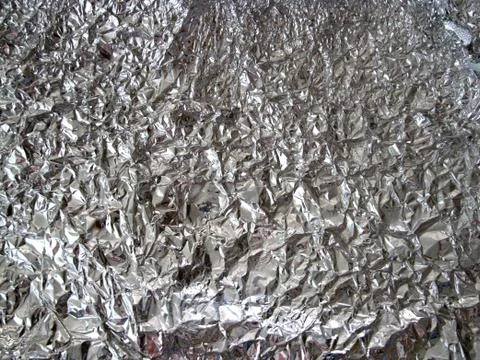 Crushed foil Stock Photos