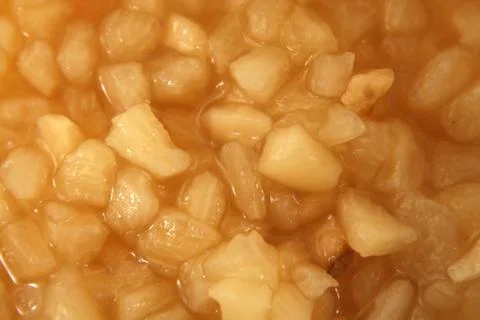 Crushed garlic background texture Stock Photos