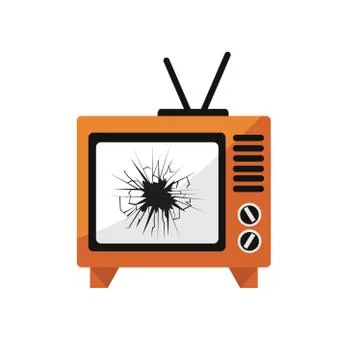 Crushed glass hand drawn, vector illustration Stock Illustration