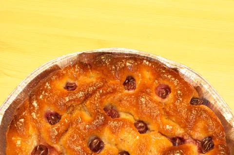 Crushed grape, typical cake make in Tuscany with "canaiola" grapes Stock Photos