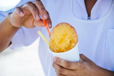 Crushed ice candy Stock Photos