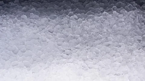 Crushed ice cubes foreground for beverages, beer, whisky, fruit juice, milk.. Stock Photos