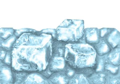 Crushed ice Stock Illustration
