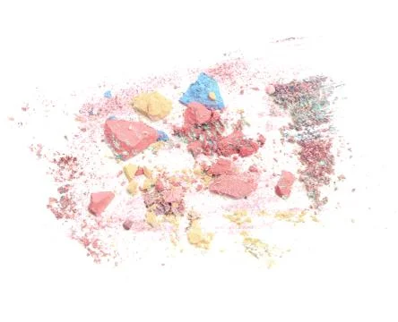 Crushed make up powder background Stock Photos