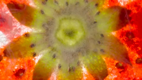 Crushed One Strawberry HD Stock Footage 346545246