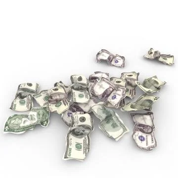 Crushed paper notes Illustrazione stock