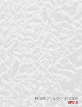 Crushed paper. Vector Stock Illustration