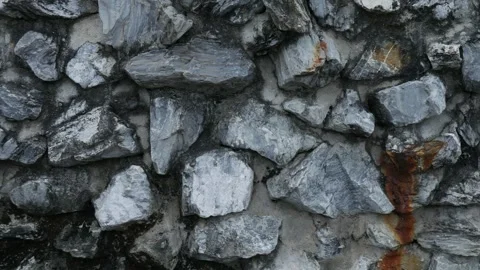 Crushed Rock Rubble Pile Abstract Texture Background Stock Footage 337925870