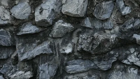 Crushed Rock Rubble Pile Abstract Texture Background Видео 337925888