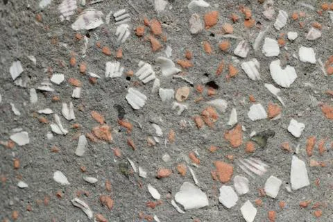 Crushed shell sidewalk Stock Photos