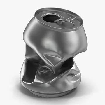 Crushed Soda Can 3 3D Model