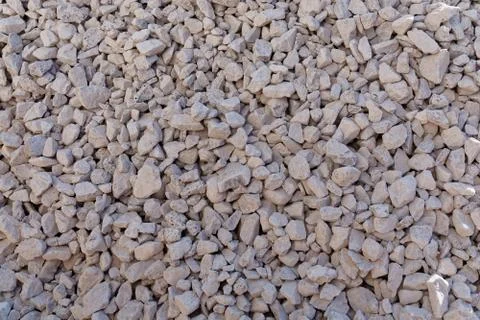 Crushed stone ground floor Stock Photos