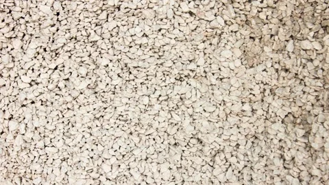 Crushed stone. Pebbles for the construction industry, concrete,animation Stock Footage 337115928