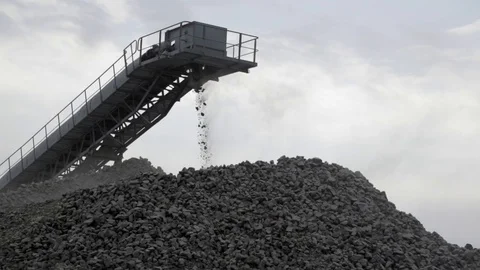 Crushed stone production Stock Footage 112937641