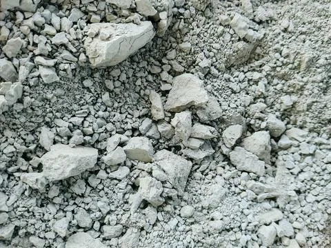 Crushed Stone Rubble Texture. Stock Photos