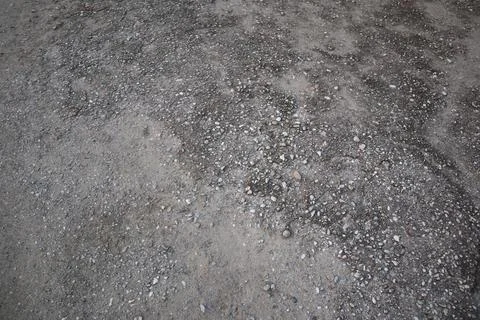 Crushed stone surface texture for construction projects and backgrounds Stock Photos