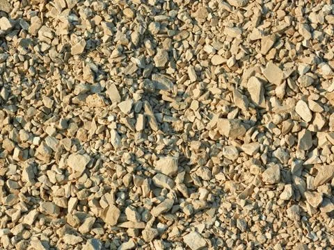 Crushed stone as a texture Stock Photos