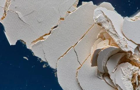 Crushed texture of light beige eye shadow or powder Stock Photos
