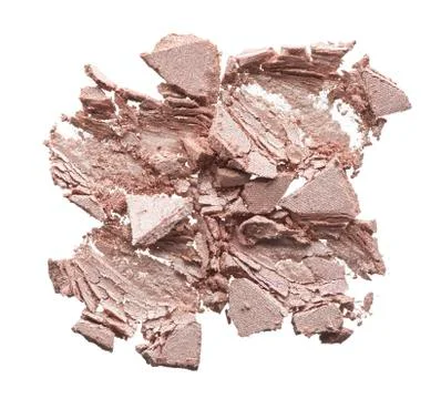 Crushed texture of light beige eye shadow or powder Stock Photos