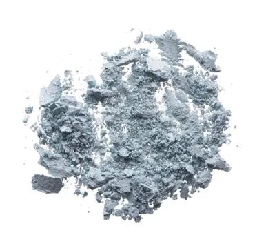 Crushed texture of light grey eye shadow or powder Stock Photos