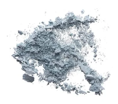 Crushed texture of light grey eye shadow or powder Stock Photos