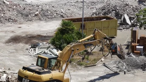 Crusher at work 1 Stock Footage 136964901