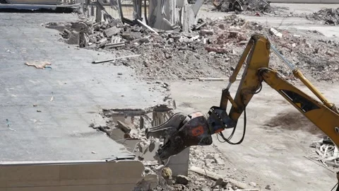 Crusher at work 2 Stock Footage 136964091