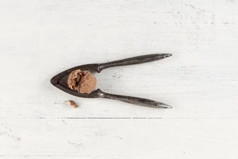 Crushes nuts Stock Photos
