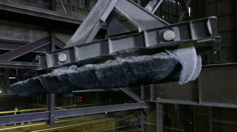 Crushing and packing iron Stock Footage 61776130
