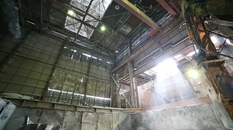 Crushing and packing iron Stock Footage 61776901