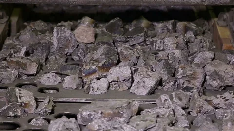 Crushing and packing iron Stock Footage 61785705