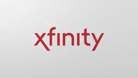 Crushing concrete wall with logo of Xfinity. Crisis related editorial 3D Stock Footage 111922804