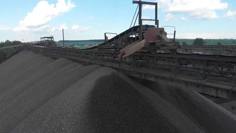 Crushing machinery Stock Footage 133192549