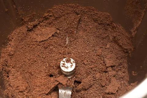 Crushing of various chocolates to make a chocolate cake Stock Photos