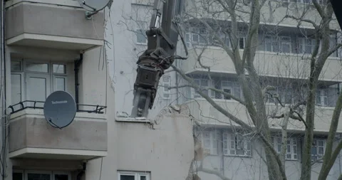 Crushing the walls  Stock Footage 149495146