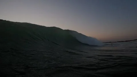 Crushing waves Hyper-lapse Stock Footage 148514279