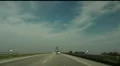 Crusing Fehmarnsundbruecke dash cam sunny day HD Footage