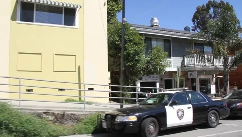 Crusing through Capitola California Stock Footage 4552490