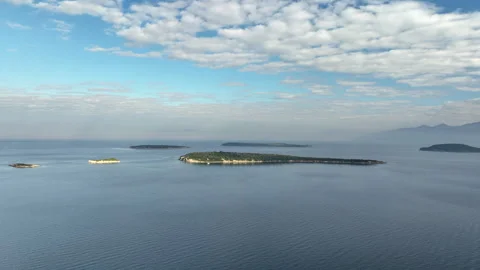 Crusing Towards the Islands Video stock 330855831