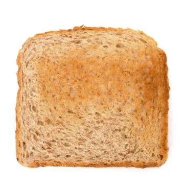 Crusty bread toast slice Stock Photos